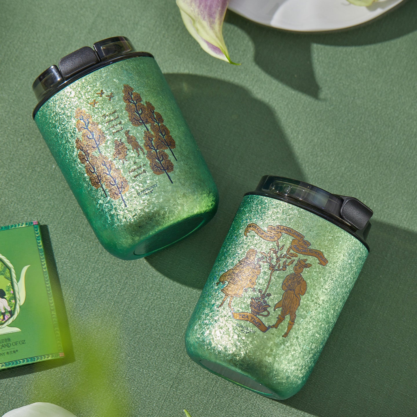 BlanBunny Double-Walled Titanium Mug – Portable Outdoor Insulated Cup Gift Set