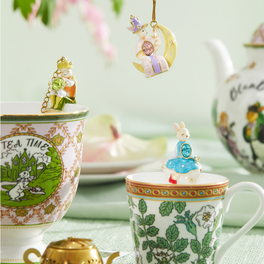 Blanbunny The Green Land of Oz Tea Infuser Cute Bunny Cute Pendant Stainless Steel Leaf Filter Portable Tea Brewing Tool