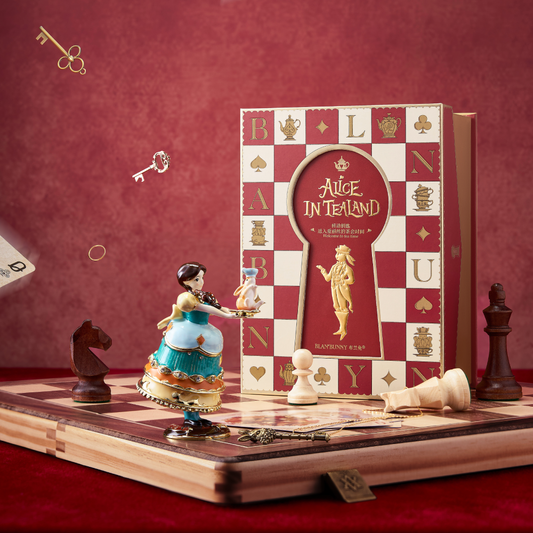 BlanBunny Alice Tea Party Zinc Alloy Jewelry Box Ornament Exquisite Gift