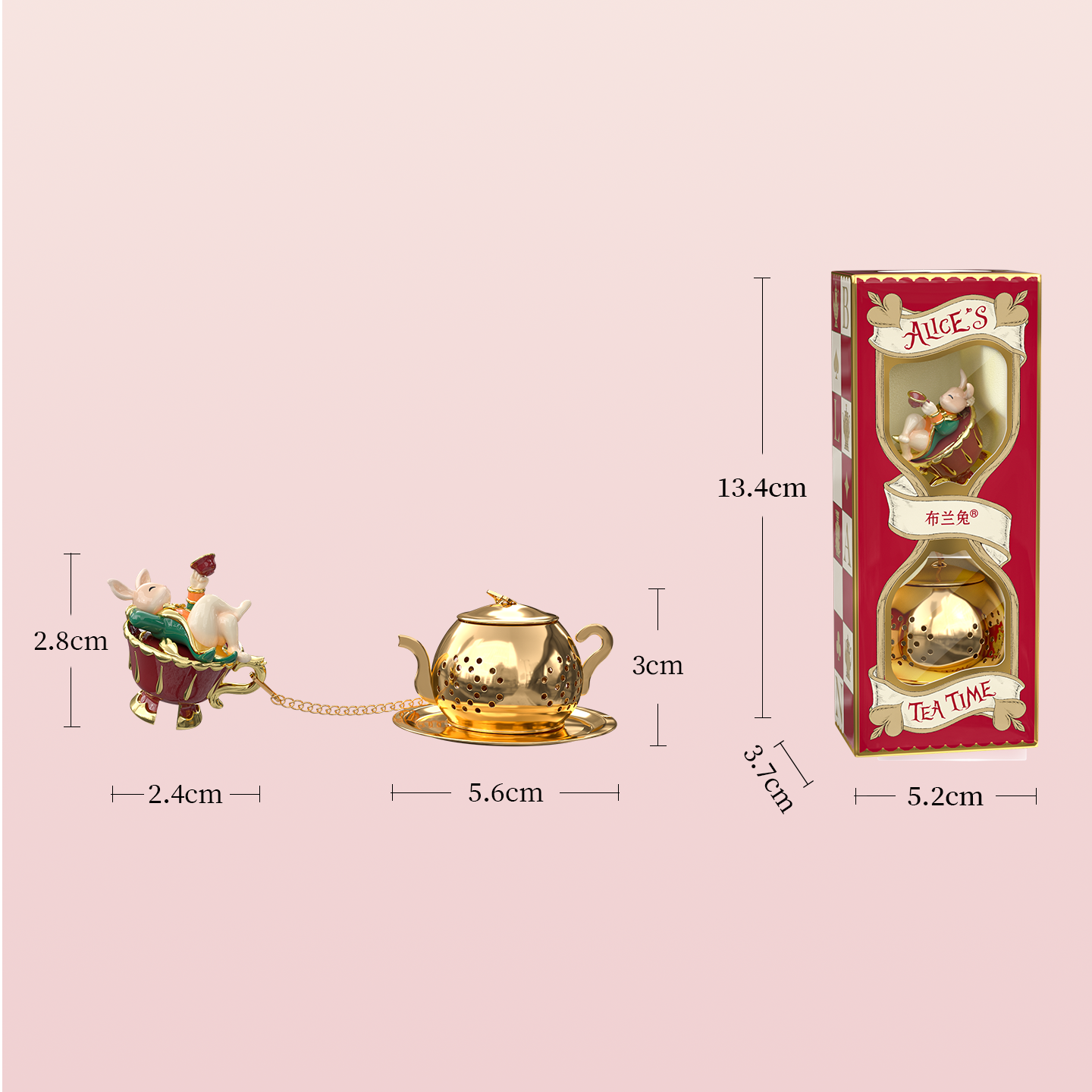 BlanBunny_Alice_March_Hare_Tea_Infuser_Tea_Strainer_Gift_SIze picture