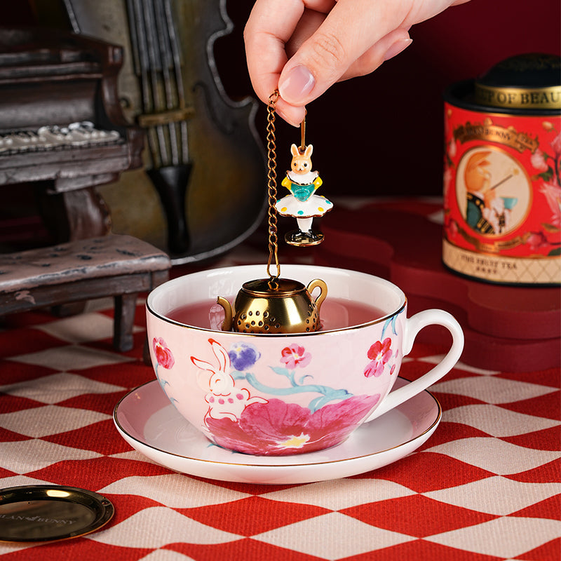 BlanBunny Couple Circus Pendant Tea Infuser lucky details