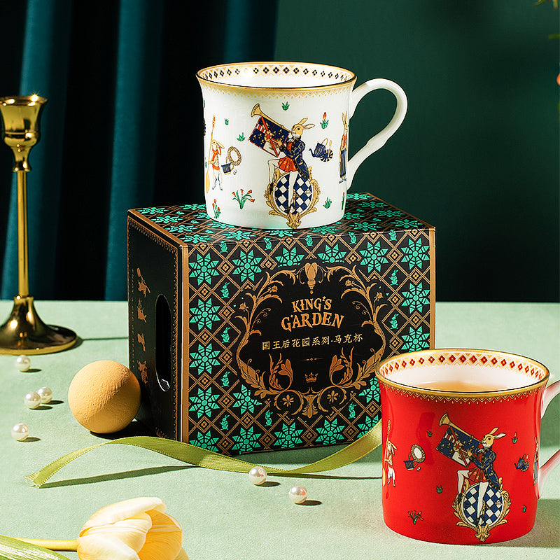 BlanBunny King Bone China Mug Afternoon Tea & Coffee Cup With Gift Box