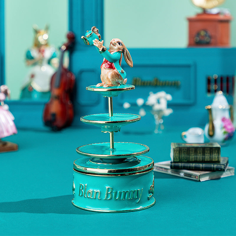 BlanBunny March Hare Music Jewelry Box Elegant Organizer front image
