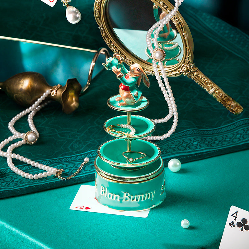 BlanBunny March Hare Music Jewelry Box Elegant Organizer up image