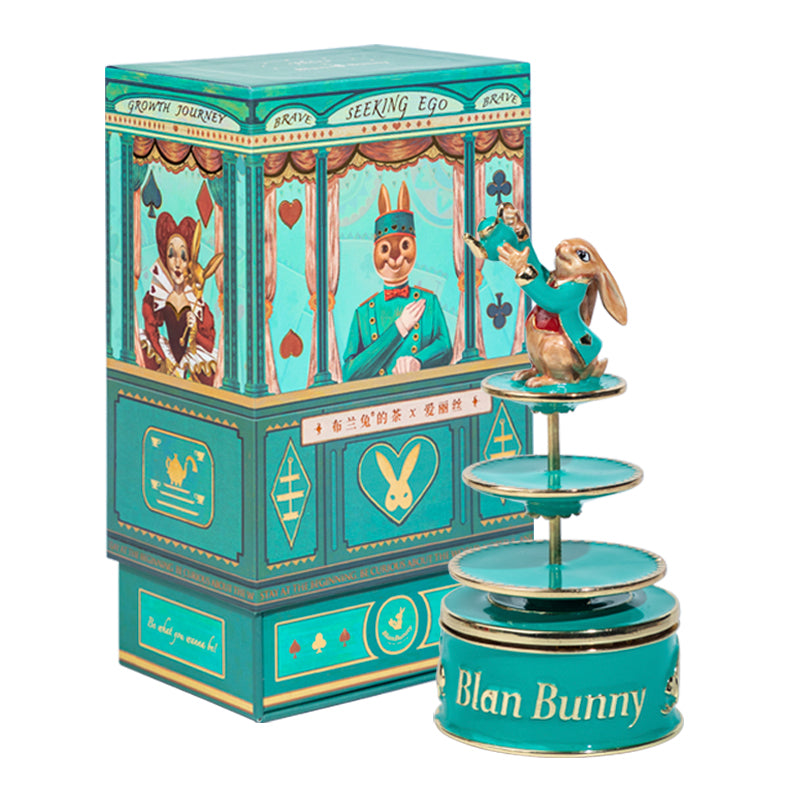 BlanBunny March Hare Music Jewelry Box Elegant Organizer whitebackground image