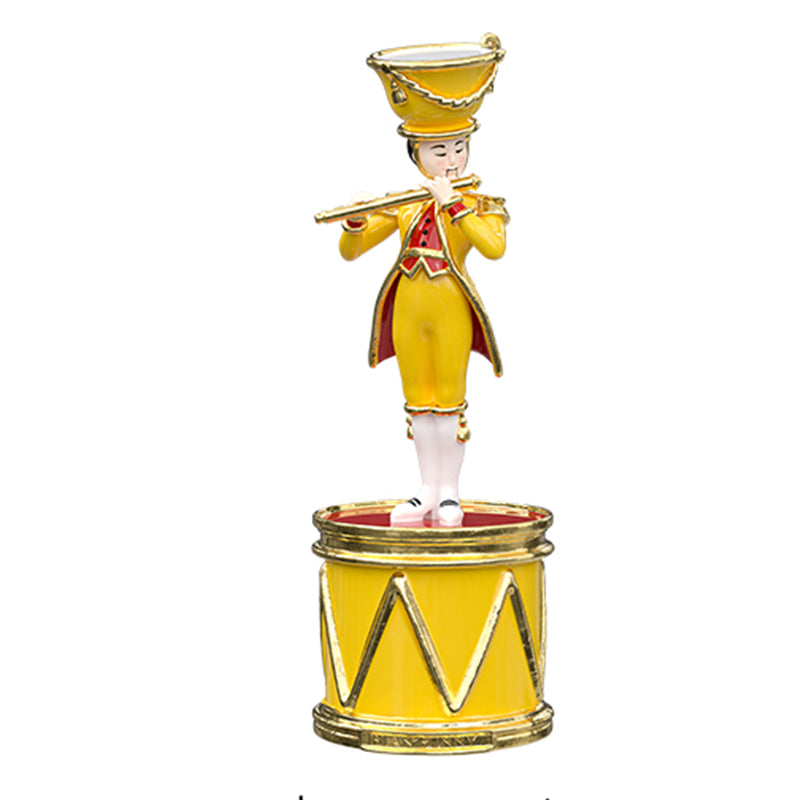 BlanBunny Nutcracker Series Jewelry Box Ornament Organizer for Rings Earrings and Accessories Flute tin soldier