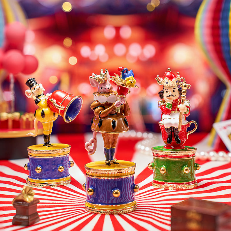 BlanBunny Nutcracker Series Jewelry Box Ornament Organizer for Rings Earrings and Accessories detail1 image