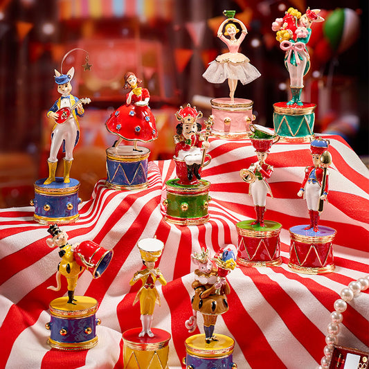 BlanBunny Nutcracker Series Jewelry Box Ornament Organizer for Rings Earrings and Accessories  main  image