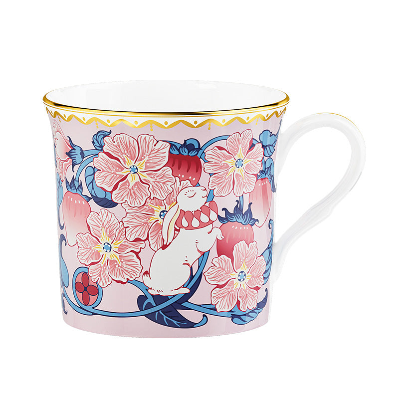 BlanBunny Shakespeare Garden Bone China Mug Princess Pink Image