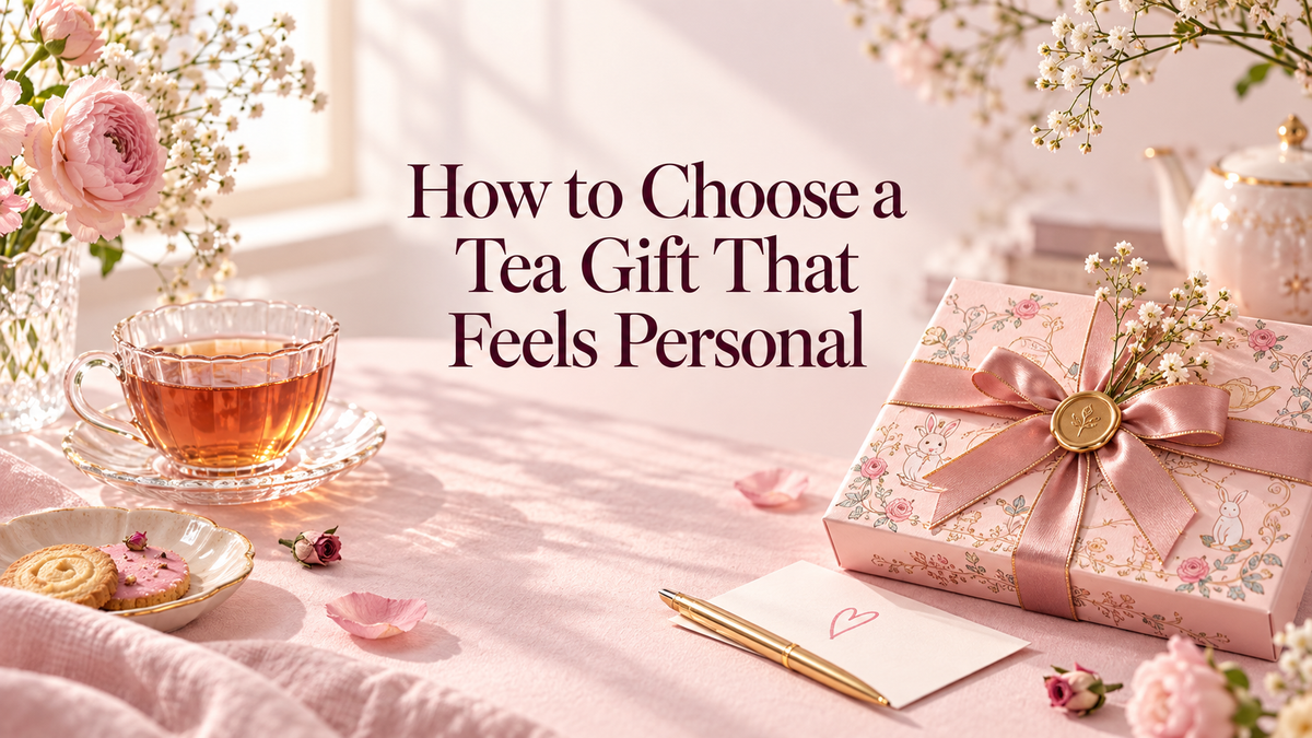 How to Choose a Tea Gift That Feels Personal - tea and a wrapped gift