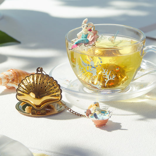 BlanBunny Ocean Heart Series Tea Infuser Stainless Steel Loose-Leaf Tea Strainer Gift