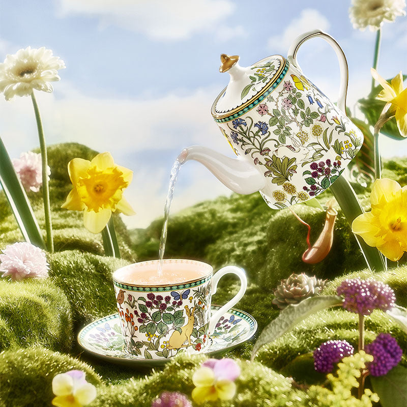 Flower Secret Border Tea Set