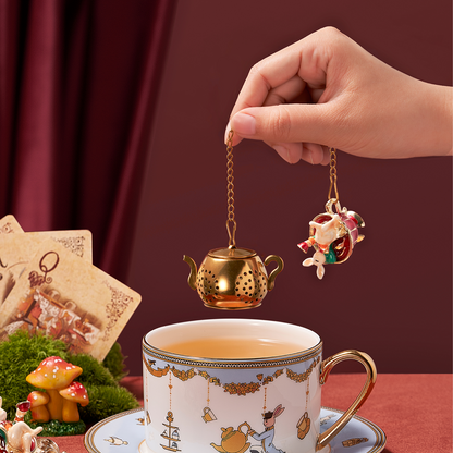 BlanBunny Alice March Hare Tea Infuser Stainless Steel Tea Strainer Gift