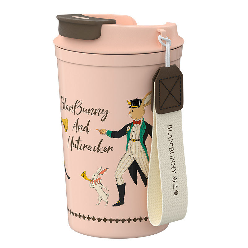 BlanBunny Nutcracker Insulated Cola Cup with Stainless Steel Liner Portable Original Design for Hot & Cold Drinks