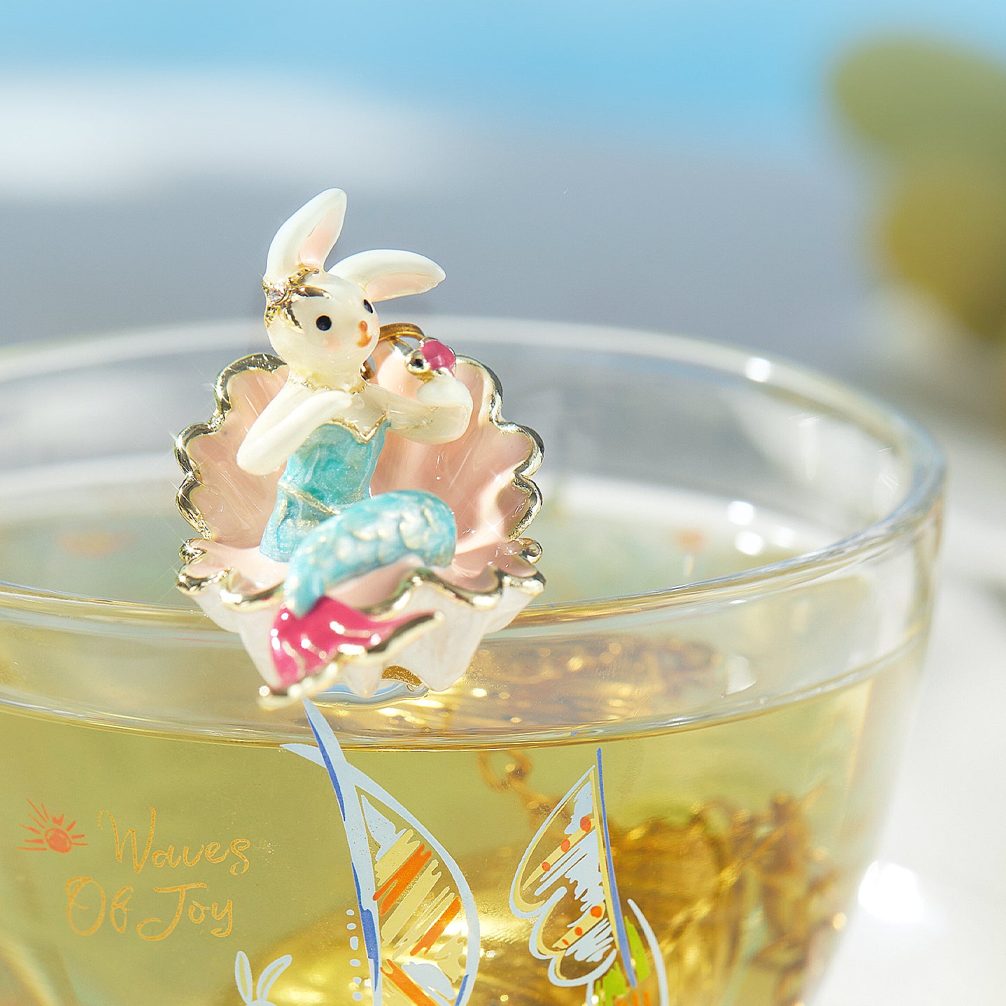 BlanBunny Ocean Heart Series Tea Infuser Stainless Steel Loose Leaf Tea Strainer Gift