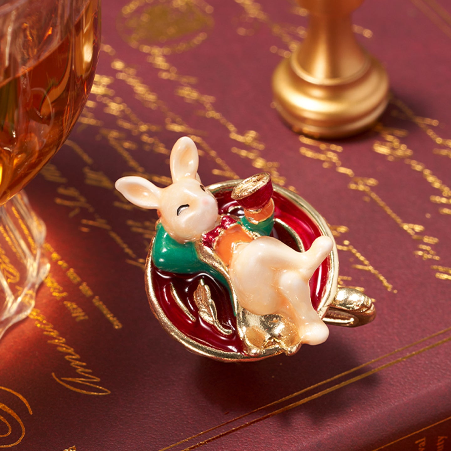 BlanBunny Alice March Hare Tea Infuser Stainless Steel Tea Strainer Gift