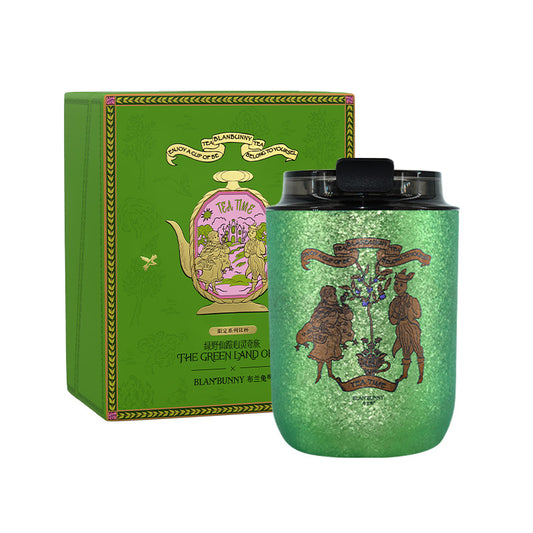 BlanBunny Double-Walled Titanium Mug – Portable Outdoor Insulated Cup Gift Set