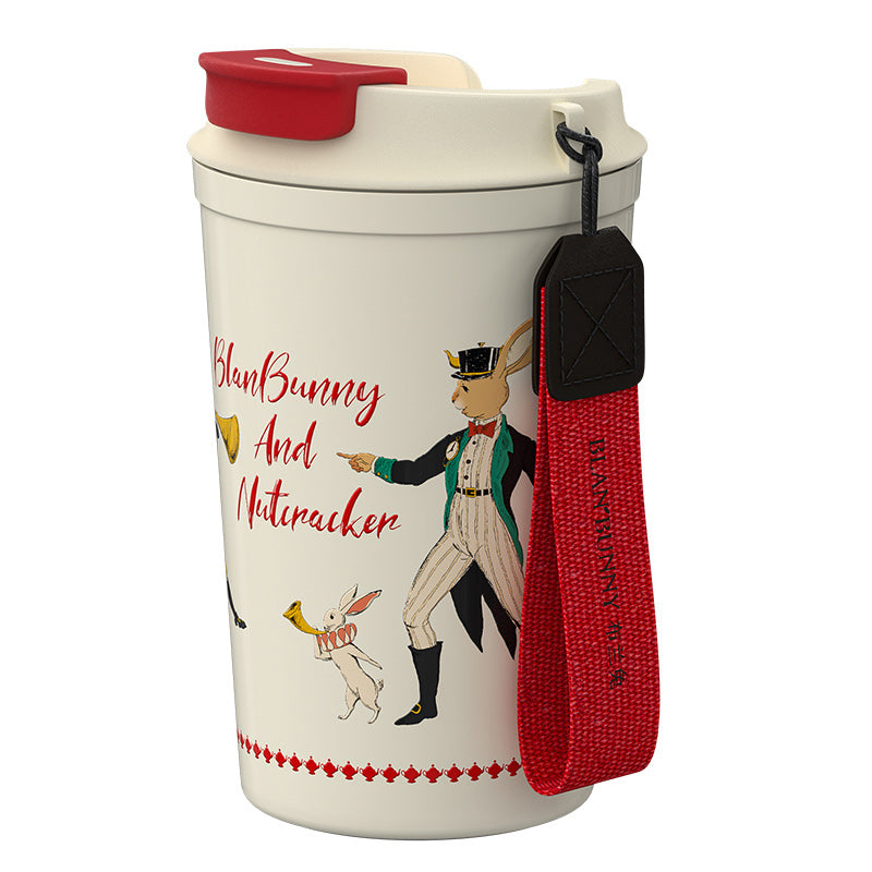 BlanBunny Nutcracker Insulated Cola Cup with Stainless Steel Liner Portable Original Design for Hot & Cold Drinks