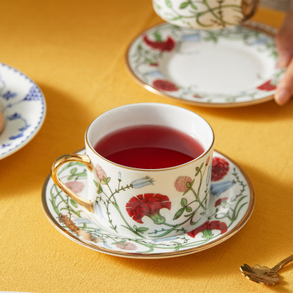 BlanBunny Garden Adventure Tea Set with Cup & Saucer English Afternoon Tea Set Gift