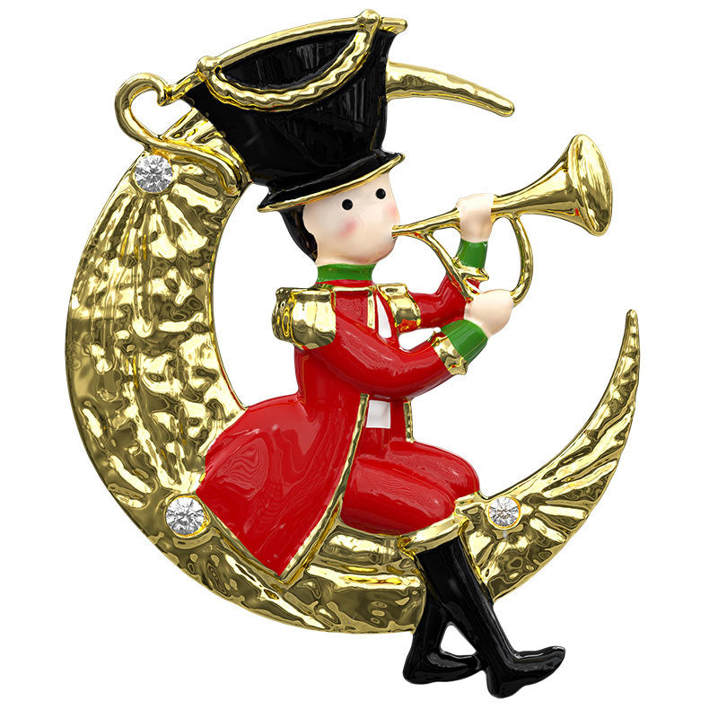 Nutcracker Enamel Pin Brooch