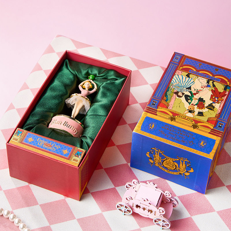 BlanBunny Nutcracker Sugar Plum Fairy Music Box Enamel Handcrafted Collectible Ballet Figurine Gift