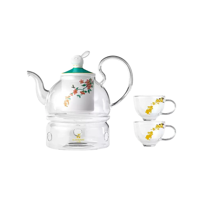 Enchanted Bloom Glass Teapot Set product image 1