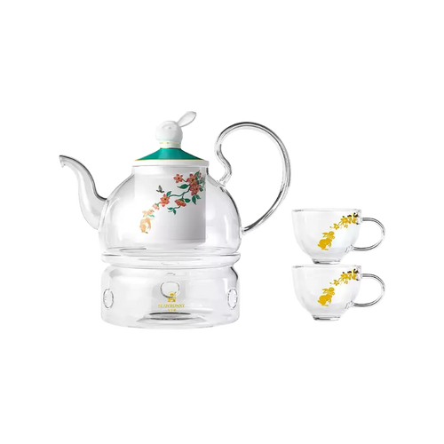 Enchanted Bloom Glass Teapot Set product image 1
