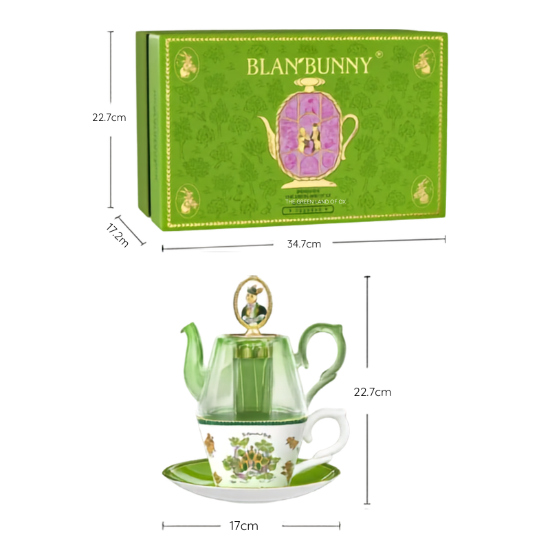 The Green Land of Oz Duo Teapot Set bottom image 3