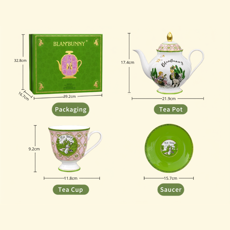 The Green Land of Oz Teapot Set bottom image 3