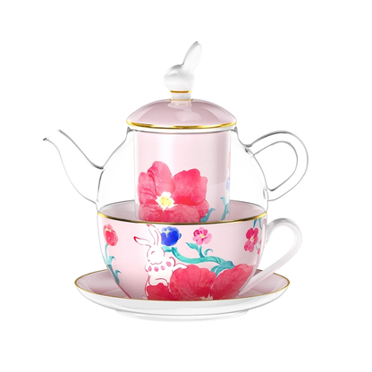 King's Garden Duo Teapot Gift Set - Pink product image 1