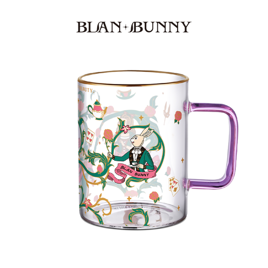 BlanBunny Alice Glass Cup Set Large Capacity Teaware Gift Box