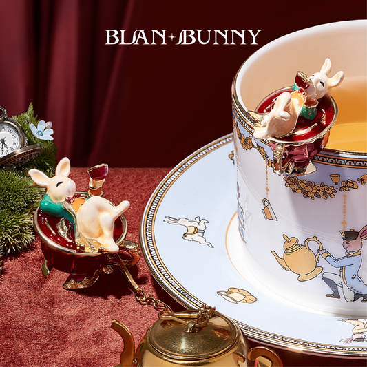 BlanBunny Alice March Hare Tea Infuser Stainless Steel Tea Strainer Gift