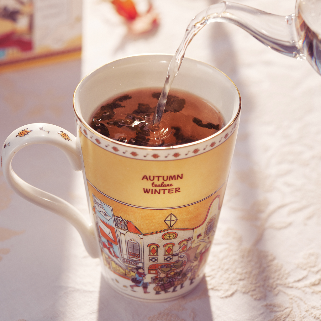 BlanBunny Autumn Melody Series Mug Water Cup Ceramic Mug Reinforced Porcelain 420ml Holiday Gfits