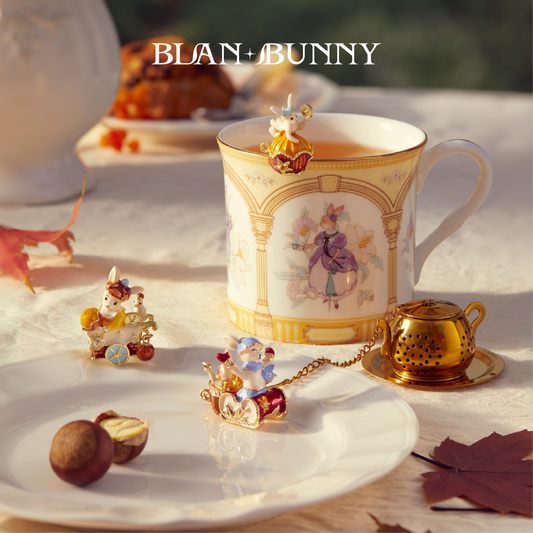 BlanBunny Autumn&Winter Series Stainless Steel Teapot Tea Infuser Brewing Tea Filter Cute Tea Strainer
