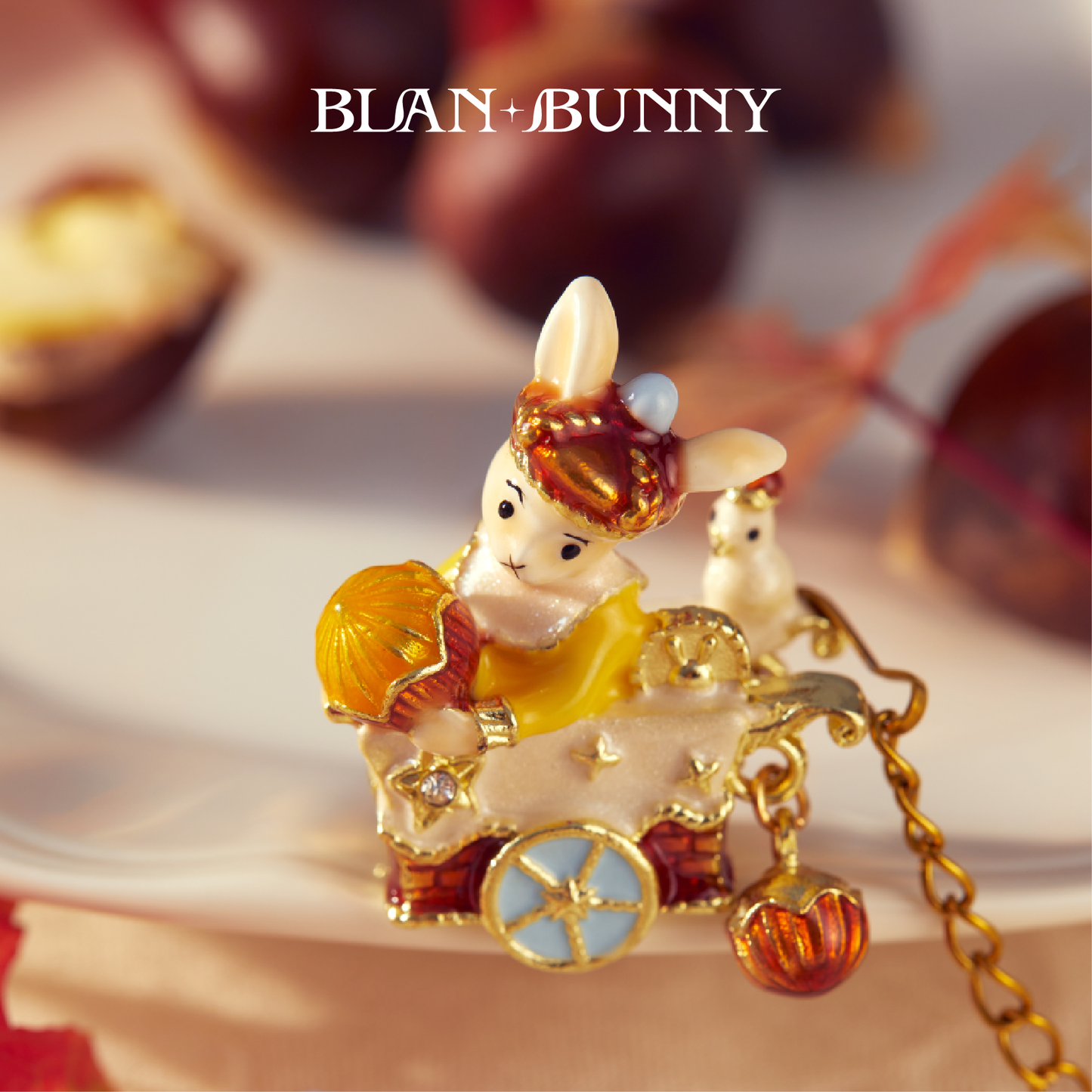 BlanBunny Autumn&Winter Series Stainless Steel Teapot Tea Infuser Brewing Tea Filter Cute Tea Strainer