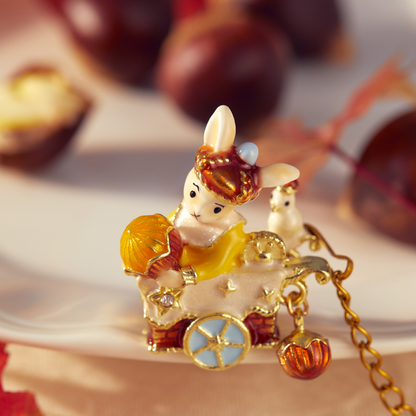 BlanBunny Autumn&Winter Series Stainless Steel Teapot Tea Infuser Brewing Tea Filter Cute Tea Strainer