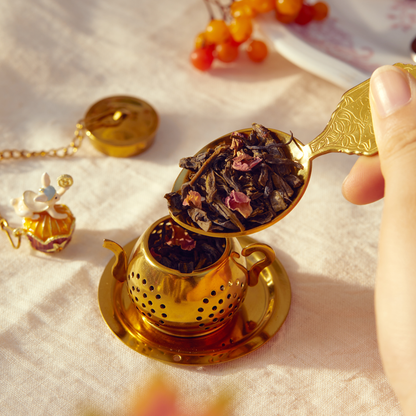 BlanBunny Autumn&Winter Series Stainless Steel Teapot Tea Infuser Brewing Tea Filter Cute Tea Strainer