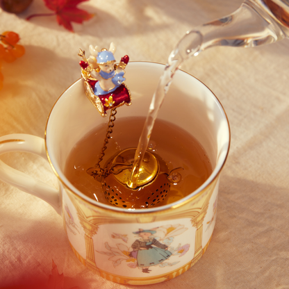 BlanBunny Autumn&Winter Series Stainless Steel Teapot Tea Infuser Brewing Tea Filter Cute Tea Strainer