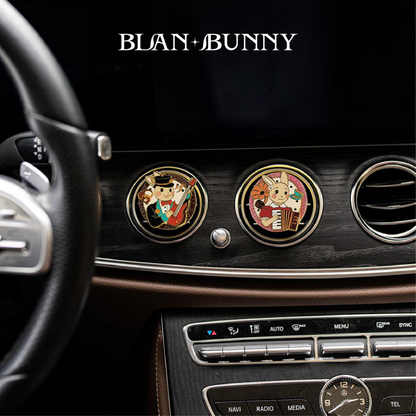 BlanBunny Car Aromatherapy Air Freshener Luxury Long-Lasting Scent Automotive Interior Decoration