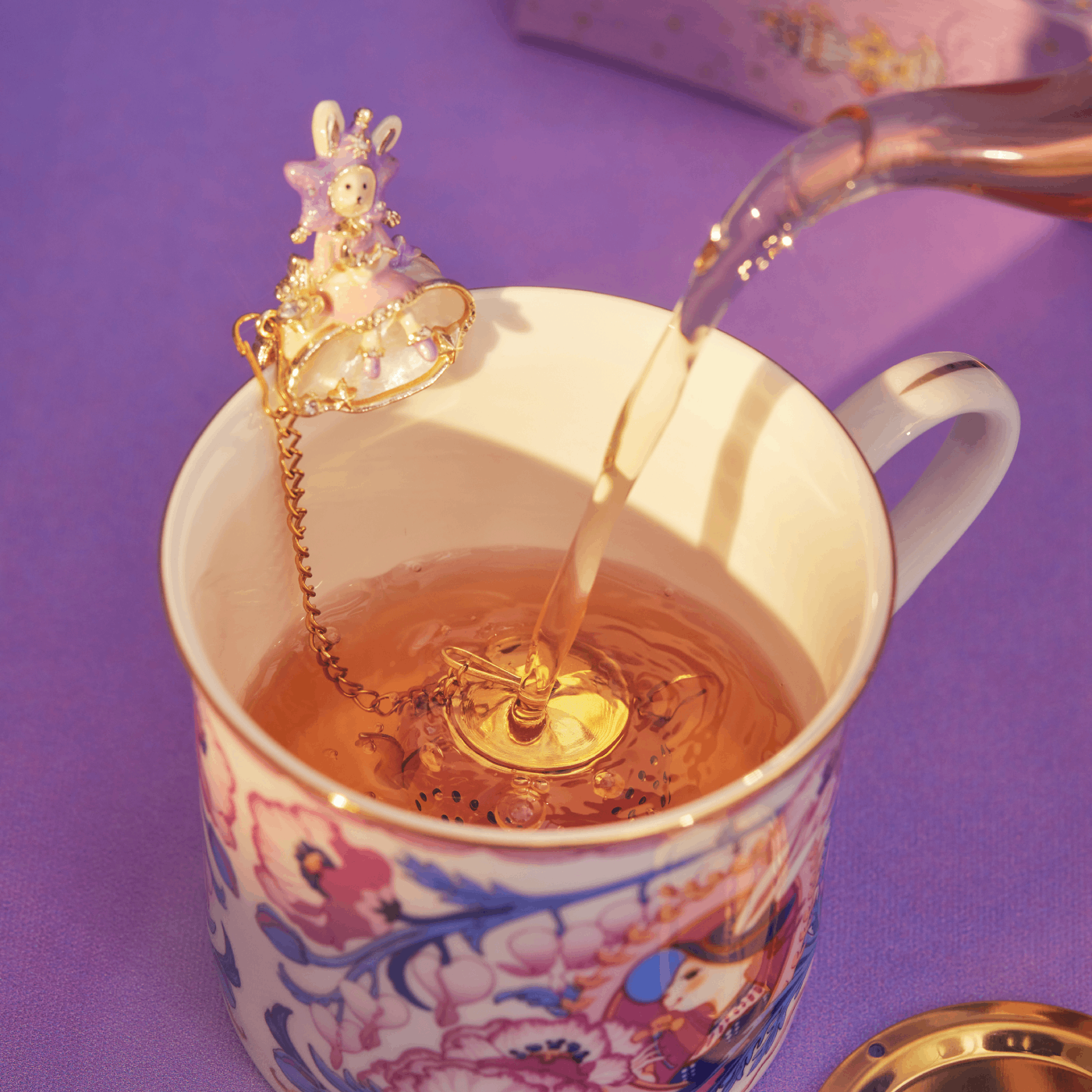 BlanBunny Dream Circus Stainless Steel Tea Infuser Mini Teapot Loose Leaf Tea Strainer