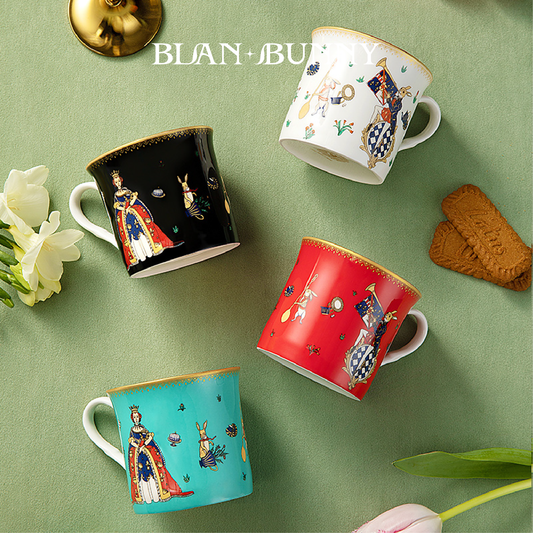 BlanBunny King Bone China Mug Afternoon Tea & Coffee Cup With Gift Box