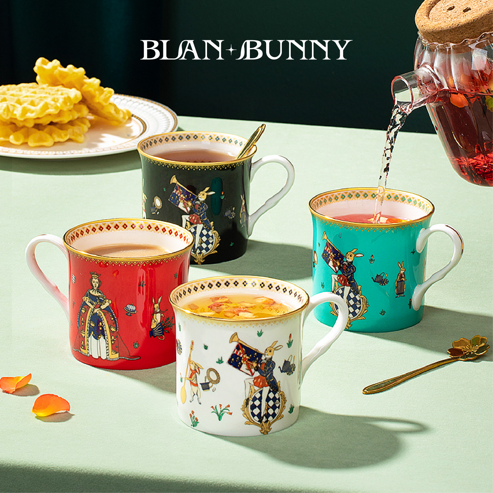 King's Garden Bone China Mug