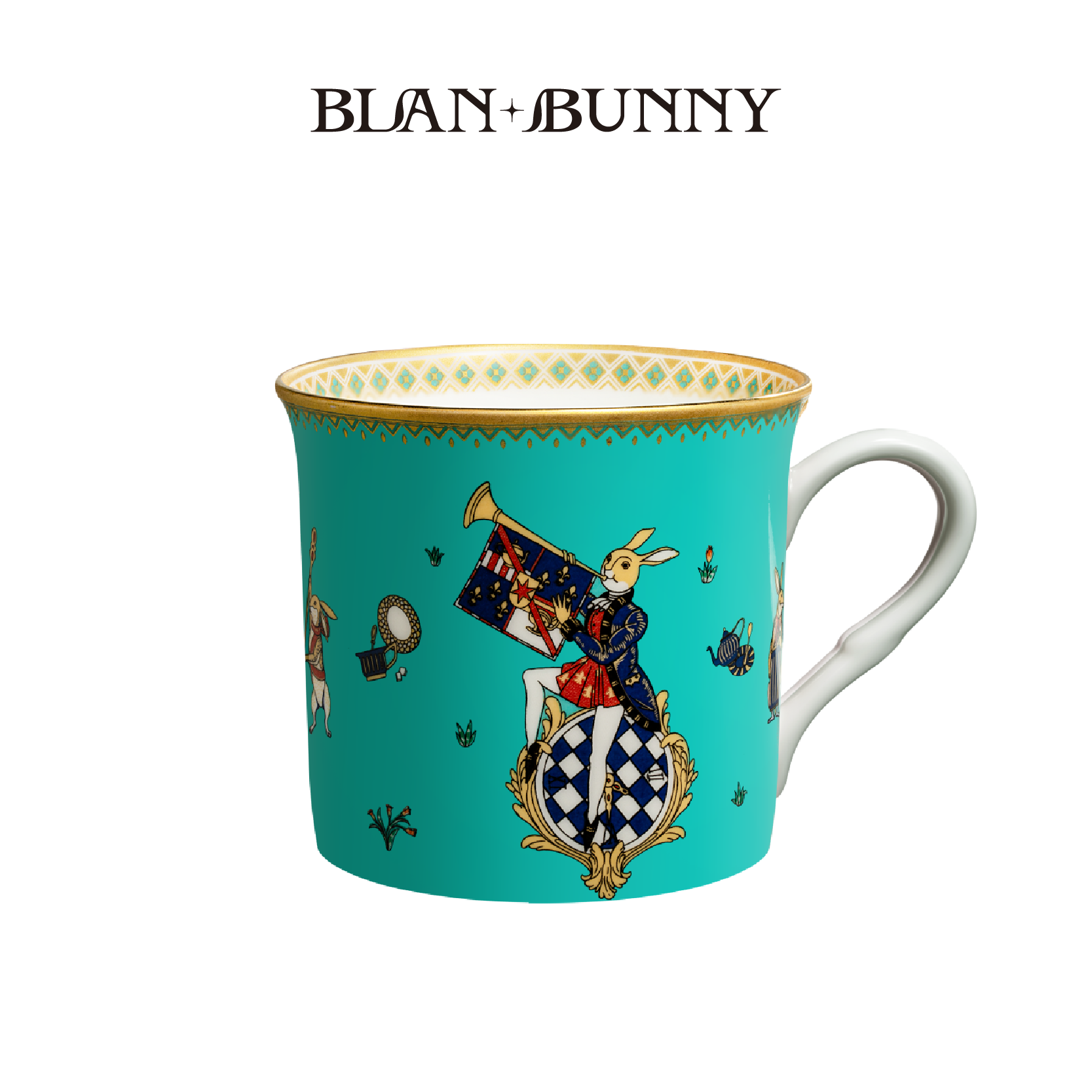 King's Garden Bone China Mug