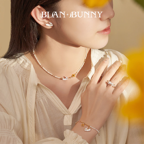 Crystal Glass Pearl Jewelry Set