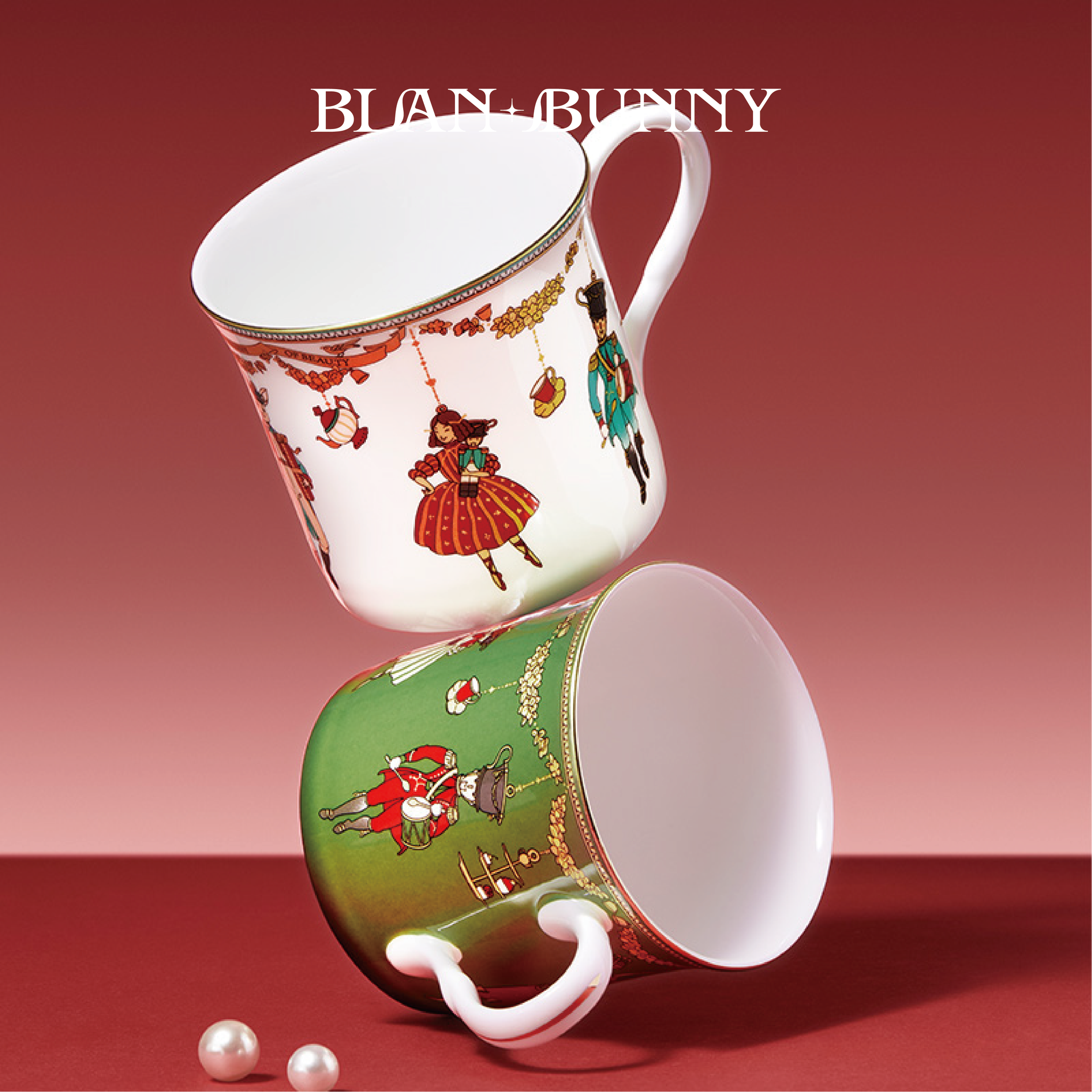 Nutcracker Bone China Mug
