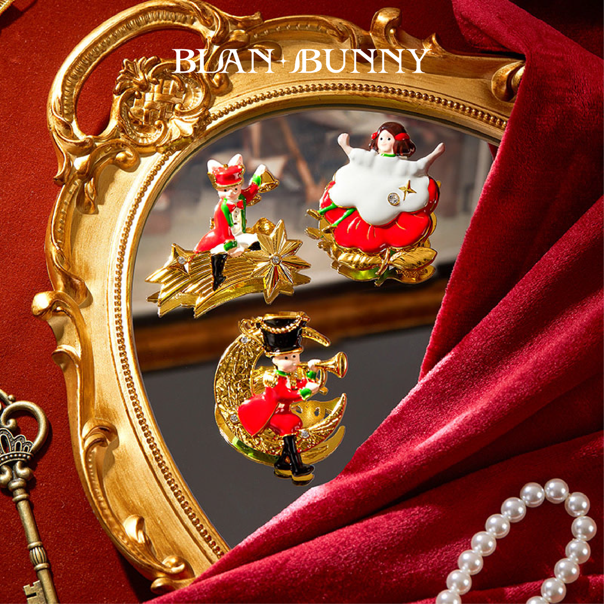 Nutcracker Enamel Pin Brooch