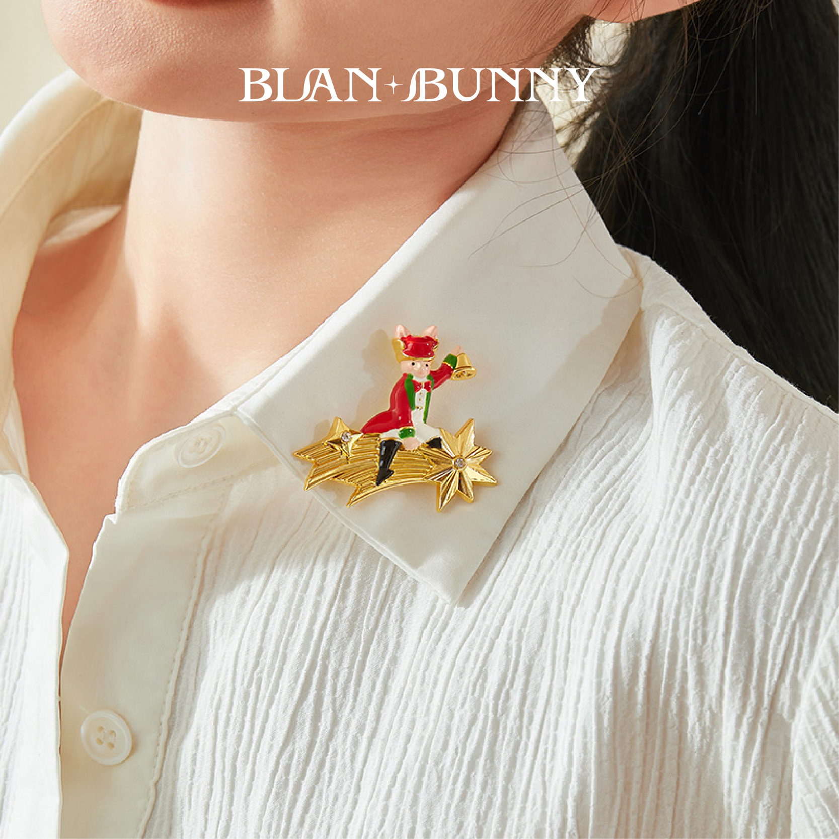 Nutcracker Enamel Pin Brooch