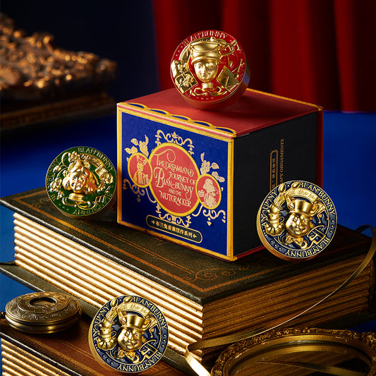 BlanBunny Nutcracker Magnetic Car Diffuser 3D Alloy Air Vent Freshener – Long-Lasting Car Fragrance