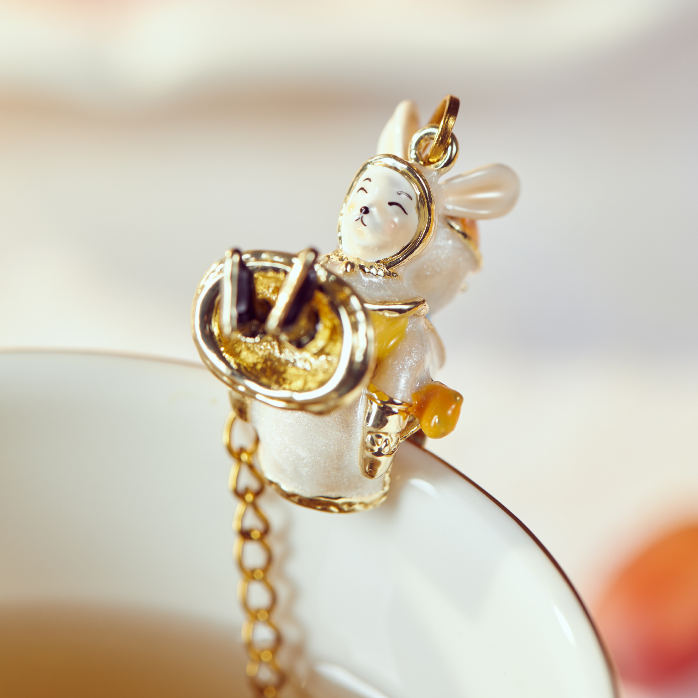 BlanBunny Snow Friends Tea Infuser Stainless Steel Mini Teapot Strainer