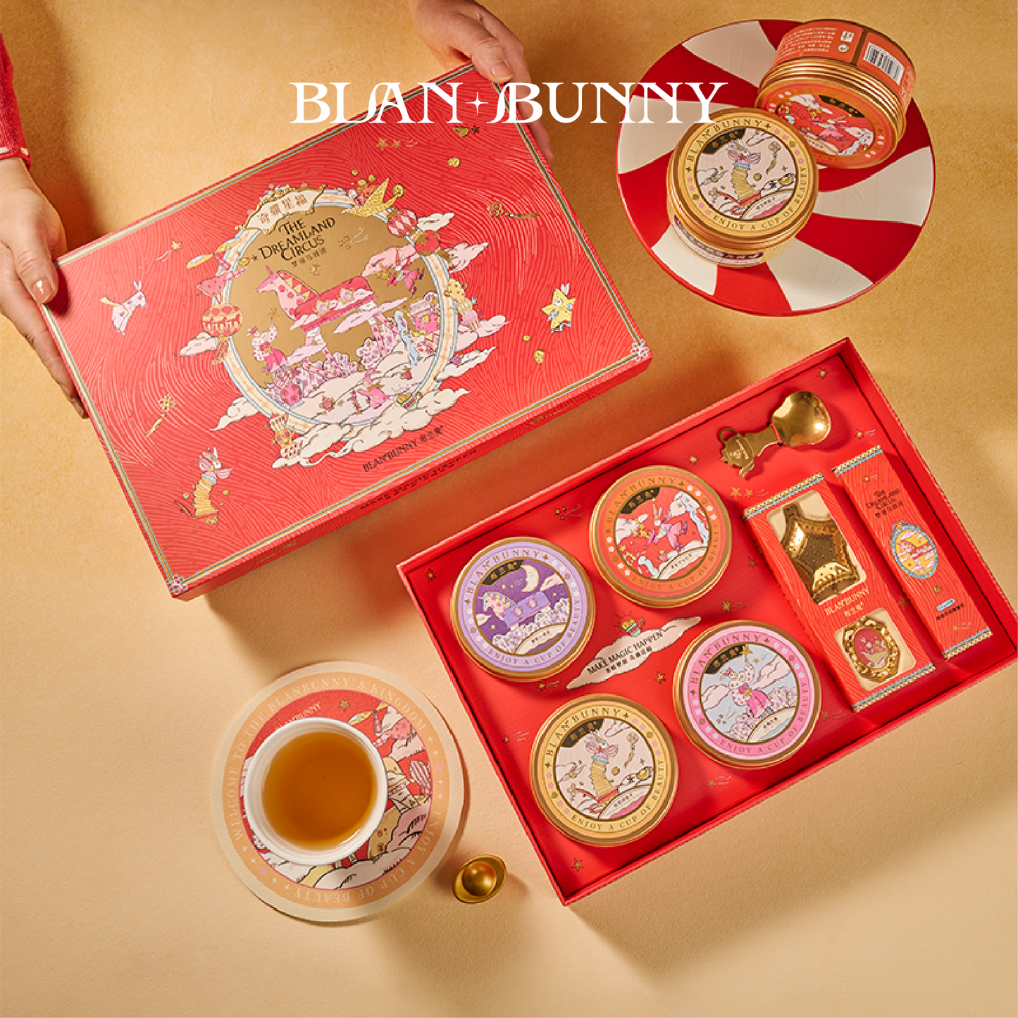 BlanBunny Year of the Horse Limited Fruit & Herbal Tea Gift Set Dream Circus Collection